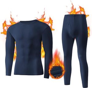 Sous-vêtement thermique pour hommes Ultra Soft Fleece Lined <span class=keywords><strong>Ski</strong></span> compression Base Layer Long Johns - Product Image 3