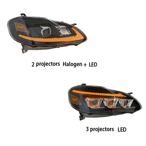 Ensemble de 3 phares LED <span class=keywords><strong>pour</strong></span> Toyota Corolla version américaine 2003-2008, phare avant avec feux de jour DRL - Product Image 6