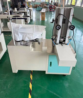 Máquina de coser industrial automática para procesamiento de lenguas de gorra tipo pato, lenguas de gorra de béisbol, placas de goma y envolturas de tela