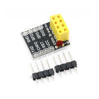 Placa Adaptadora ESP01/01S para Protoboard, Adaptador ESP8266 ESP01 ESP01S Sin Soldadura