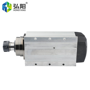 <span class=keywords><strong>Moteur</strong></span> de <span class=keywords><strong>broche</strong></span> électrique HQD modèle GDF60-18Z/6.0 6.0KW 18000RPM avec mandrin ER32, refroidissement par air et roulement - Product Image 1