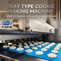Machines de fabrication multifonctions automatiques pour petites entreprises : machine à biscuits salés, machine à biscuits de riz