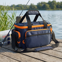 Sac à dos de pêche multifonctionnel en polyester imperméable 30L, avec bretelles réglables, style tendance, personnalisable, vente en gros