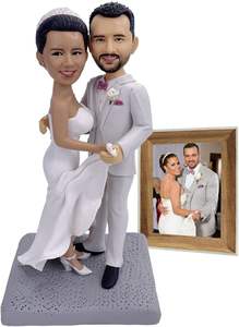 Statuette <span class=keywords><strong>Personalizzate</strong></span> di Coppia Completamente Personalizzabili per <span class=keywords><strong>Matrimonio</strong></span> - Product Image 4