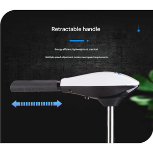 Moteur hors-bord électrique à trois pales en acier inoxydable haute efficacité, propulseur électrique, moteur de kayak - Product Image 4