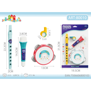 Set di strumenti musicali in 4 pezzi per bambini divertenti ed educativi - Product Image 1