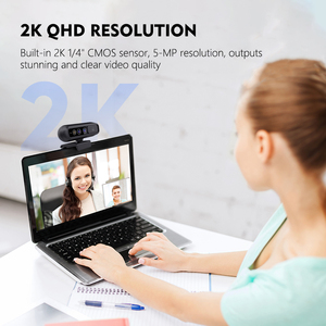 Cámara Web Hello 5MP 2K 1080P con Interfaz USB, Sensor CMOS para Inicio de Sesión Rápido, Anti-Hacking, Reconocimiento Facial, Resolución 2K - Product Image 5