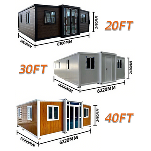 Pre-Made Luxury 20ft Steel Prefab House Expandable Extendable Foldable Container House Prefab 20/30/40ft Tiny <strong>Home</strong> - Product Image 3