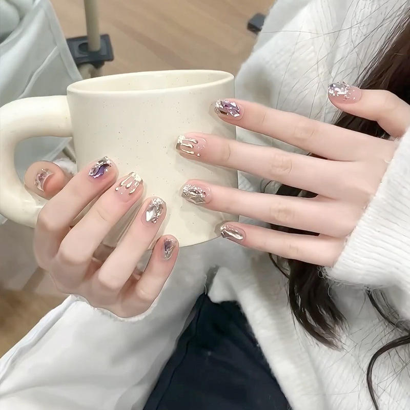 กล่องใส่เพชรสีทองสี BY1368 30ชิ้น