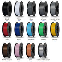 Filament d'imprimante 3D PETG 1,75 mm 1 kg, résistance élevée, inodore, meilleur flux, filament PETG pour impression 3D compatible avec Bambu Sanlu Elegooo