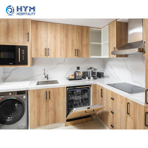 Benutzer definierte moderne Design Holz Küchen schränke Komplett sets für Apartment Küchen - Product Image 3