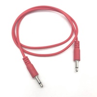 Câble AUX de rallonge coaxiale PVC 3.5mm mâle à mâle Mono Jack avec blindage