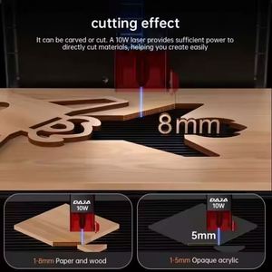 DJ6 Pro Mini Portable Laser Engraving BT <strong>Connection</strong> Laser Cutter Engraver <strong>Tool</strong> for Wood Leather DIY Art Logo Design - Product Image 5