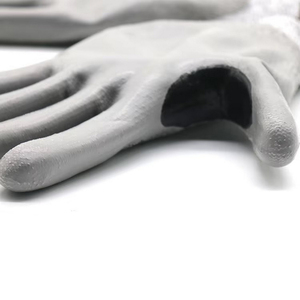 Guantes de seguridad para el trabajo de nivel <span class=keywords><strong>5</strong></span> resistentes a cortes recubiertos de PU HPPE con mejora entre el pulgar y el dedo índice - Product Image 1