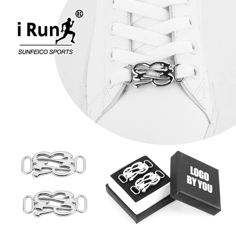 Спортивные шнурки iRun на заказ, очаровательные шнурки для подвесок, шнурки для маленьких девочек, шнурки с пряжкой, бирки для обуви