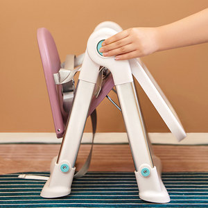 Accueil Apprendre à Diner Siège d'appoint compact pour tout-petits avec plateau pliable Chaise bébé - Product Image 3