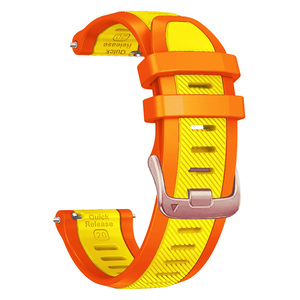 Correa de Silicona Deportiva de Lujo de 20 mm con Diseño de Doble Color para <span class=keywords><strong>Amazfit</strong></span> <span class=keywords><strong>GTS</strong></span> 3/4. <span class=keywords><strong>Reloj</strong></span> Inteligente Transpirable de Ajuste Cómodo - Product Image 5