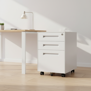 3 Drawer Mobile Pedestal Office Metal <b>Cabinet</b> Fully Assembled Modern Office <b>Storage</b> <b>Cabinet</b> Manufacturer Moving Filing <b>Cabinet</b> - Product Image 2