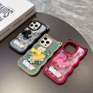 Custodia per telefono in TPU <span class=keywords><strong>con</strong></span> cuore e fiocco di lusso per <span class=keywords><strong>iPhone</strong></span> 17 16 15 14 <span class=keywords><strong>13</strong></span> 12 e Infinix Note 50 Hot 40i 60i - Product Image 2