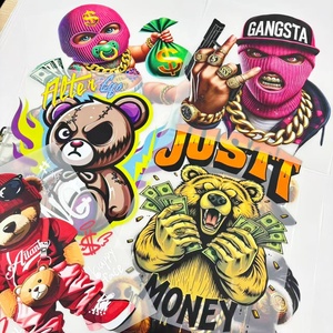 Set di 20 Disegni, 13+<span class=keywords><strong>4</strong></span> Pollici, Totale 40 Pezzi, Trasferimenti Termici Personalizzati in Plastisol per Indumenti - Impermeabili e Durevoli - Product Image 3