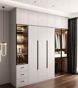 Nuevo diseño Venta caliente Tamaño personalizado Diseño de armario simple moderno Diseño de armario para dormitorio - Product Image 6