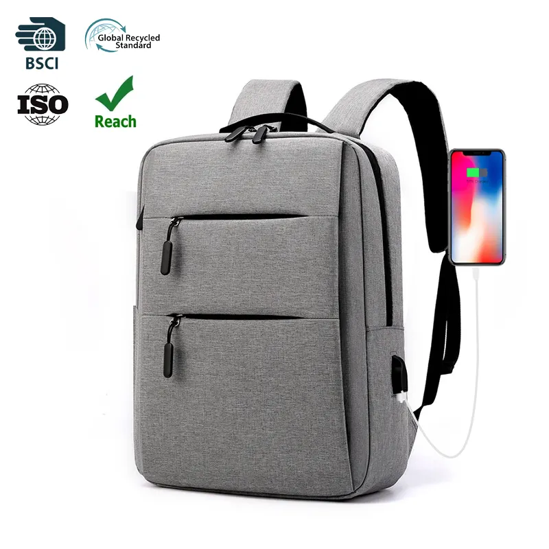 Factory Wholesale Outdoor Backpack Fashion Waterproof Rucksack Laptop Bag Backpacks With Usb For Men Boys Women