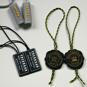 Tùy Chỉnh Hangtag Chuỗi Dây Fastener Treo Máy Tính Bảng Quần Áo Nhãn <span class=keywords><strong>Tag</strong></span> Con Dấu Sáp Giày Túi Cao Xuất Khẩu Chất Lượng Nhựa Con Dấu <span class=keywords><strong>Tag</strong></span> - Product Image 1