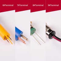 Mini-indicateur LED étanche en métal rouge 6 mm 8 mm pour tableau de bord