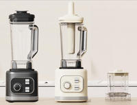 Blender professionnel commercial, appareil de cuisine multifonction, haute vitesse, broyeur de glace, robot culinaire, 5+ vitesses