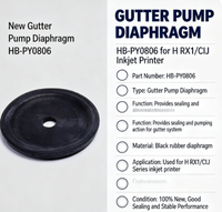 Nouveau diaphragme de pompe à encre pour imprimante jet d'encre H RX1/Cij, pièces détachées HB-PY0806