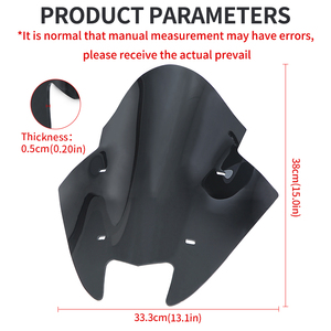 <span class=keywords><strong>Precio</strong></span> al por mayor Motocicletas Modificado V2 Deflector superior Parabrisas Material ABS Parabrisas delantero para NMAX 155 NMAX - Product Image 2