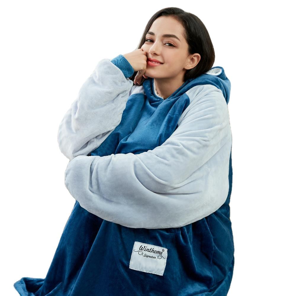winthome blanket moletom com capuz