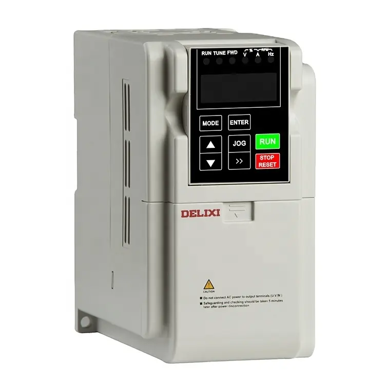 DELIXI 1 phase 220VAC input and three output 2.2kw solar pump inverter 99% efficiency MPPT