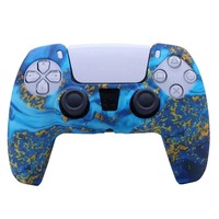 Meilleure vente peau de coque pour PS5 accessoires anti-dérapant étui de protection couverture Joystick jeu coque en Silicone pour PS5 contrôleur peau