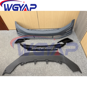 Wgyap กันชนหน้ารถยนต์สีดำของแท้, อะไหล่รถยนต์สำหรับ VW Jetta <span class=keywords><strong>GLI</strong></span> 15 - Product Image 4