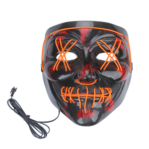Máscara <span class=keywords><strong>de</strong></span> neón con <span class=keywords><strong>purga</strong></span> Led para Halloween, <span class=keywords><strong>disfraz</strong></span> <span class=keywords><strong>de</strong></span> elección, fiesta <span class=keywords><strong>de</strong></span> Dj, brillante, Punk, a la moda - Product Image 5
