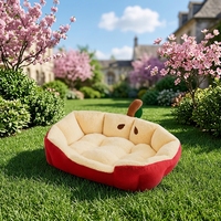 Cama para Perros Tipo Sofá para Todas las Estaciones, Lista para Enviar, Cálida para Invierno, Lavable, para Perros Pequeños, Teddy, Bichón, Nido para Gatos, Venta al Por Mayor