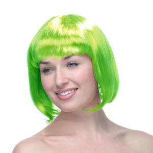 Peluca de <span class=keywords><strong>cabello</strong></span> sintético para Cosplay, tupé colorido y barato, pelo de payaso para fiesta de Halloween - Product Image 4