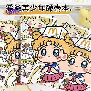 Carnet A5 à couverture rigide Sailor Moon French Fries: Anime Full Color Art Diary Gift - Product Image 1