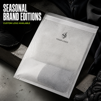 Bolsa de Celofán Glassine con Logotipo Personalizado, de Doble Cara, para Prendas de Vestir, Colección de Temporada, Empaque Gráfico, Opciones de Tamaño Personalizado
