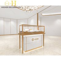 Vitrine de présentation de bijoux sur mesure Shero, en bois, pour magasin de bijoux, design de bijouterie