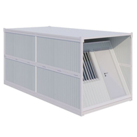Maison pliable, maison conteneur pliable, maison préfabriquée extensible, modèle FDH 20FT avec certification ISO CE pour utilisation en camp de travailleurs