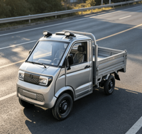 Camionnette électrique compacte de fabrication chinoise, quatre roues motrices, cabine fermée, moteur sans balais, 1000 kg, nouvelle énergie