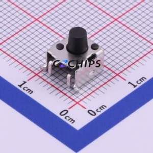 TS-1045-A7B3-D2 Tactile Switch SMD Switch Single Pole Single Throw Round Button 2.5N Horizontal Mount - Product Image 1