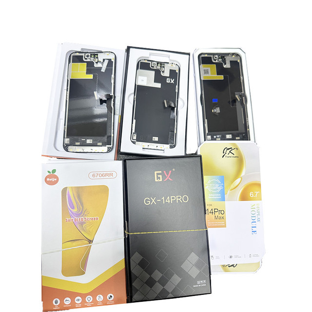 DD Soft/GX Oled/RJ/ZY Incell TFT Display Replace for iPhone X-13/14/15/16 Pro Max/Plus High Factory Quality LCD Screen Rerpair