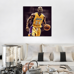 Venta al por mayor jugador de la <span class=keywords><strong>NBA</strong></span> estrella lienzo pintura hogar pared arte pintura personalizada carteles para Decoración - Product Image 6