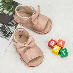 Sandalias de verano para bebés de 0 a 18 meses, zapatos para caminar con lazo, sandalias transpirables para bebés pequeños, sandalias para bebés recién nacidos de 1 año - Product Image 2