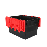 Caisses de stockage en plastique recyclables et empilables de qualité industrielle avec dimensions personnalisées pour la logistique et la chaîne d'approvisionnement multi-applications