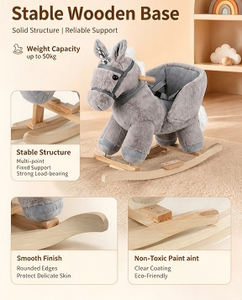 <span class=keywords><strong>Cheval</strong></span> <span class=keywords><strong>à</strong></span> <span class=keywords><strong>bascule</strong></span> en peluche licorne avec siège de sécurité, base en bois, jouet <span class=keywords><strong>à</strong></span> <span class=keywords><strong>bascule</strong></span> pour enfants, chaise <span class=keywords><strong>à</strong></span> <span class=keywords><strong>bascule</strong></span> musicale pour bébé, chaise <span class=keywords><strong>à</strong></span> <span class=keywords><strong>bascule</strong></span> pour tout-petit - Product Image 6