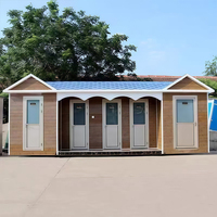 Toilettes portables de luxe écologiques en tôle galvanisée, légères, à installation au sol pour parcs écologiques et appartements